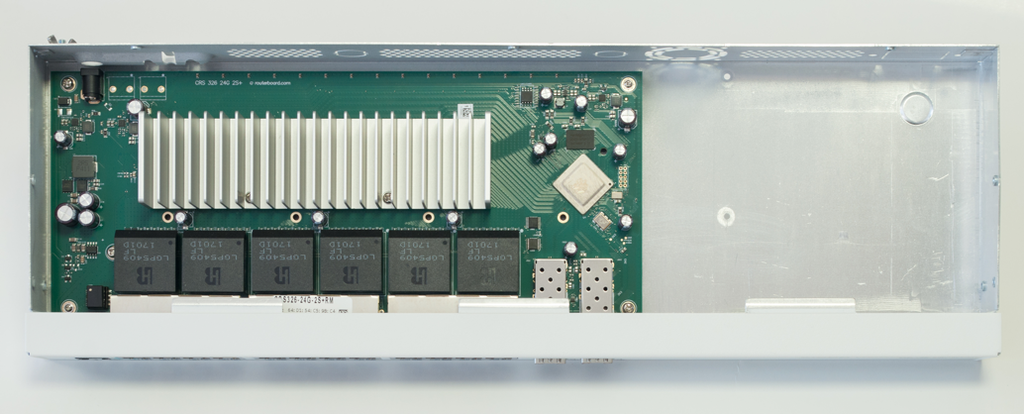MikroTik - CLOUD ROUTER SWITCH 326-24G-2S+RM WITH 800MHZ CPU, 512MB RAM, 24X GIGABIT LAN, 2X SFP+ CAGES