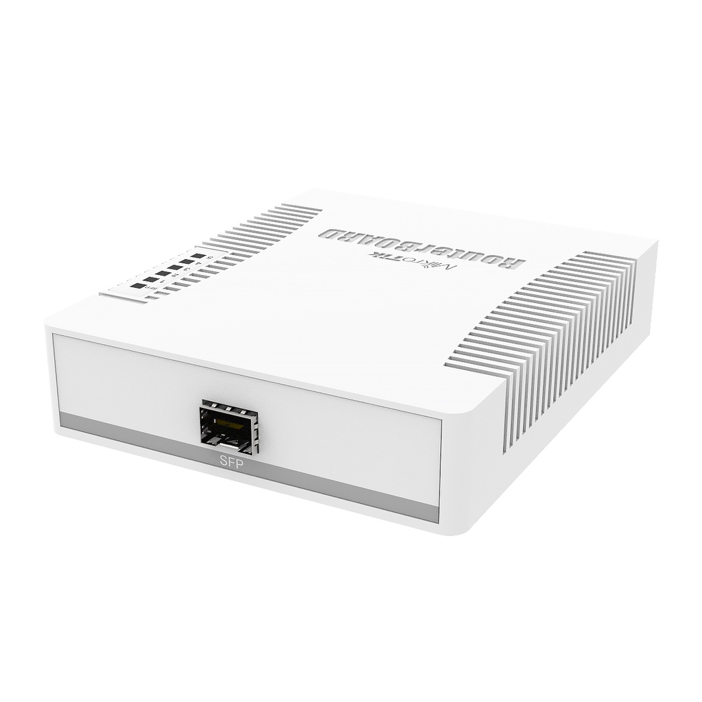 MikroTik - RB260GS 5x Gigabit Ethernet Smart Switch, SFP cage, plastic case, SwOS