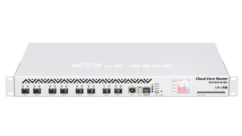 MikroTik - Cloud Core Router 2116-12G-4S+ con 12 puertos Gigabit y 4 SFP+(10G)(RouterOS L6) with case (US)