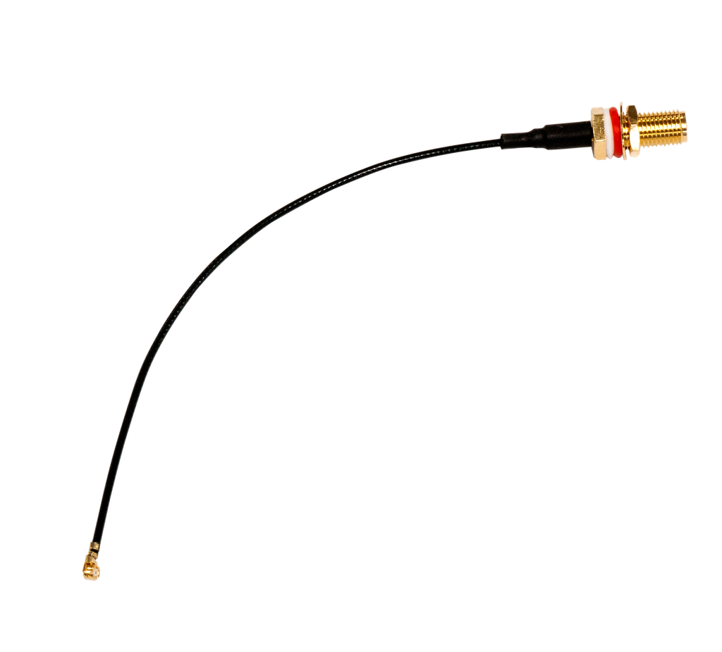 MikroTik - Cable hembra U.fl-SMA, que se puede utilizar para conectar su módem (LTE / LoRa / tarjeta inalámbrica)