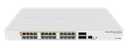 MikroTik - Cloud Router Switch Gigabit Ethernet de 24 puertos con cuatro puertos SFP+ de 10 Gbp, para rack de 1U, arranque dual y salida PoE, 500 W