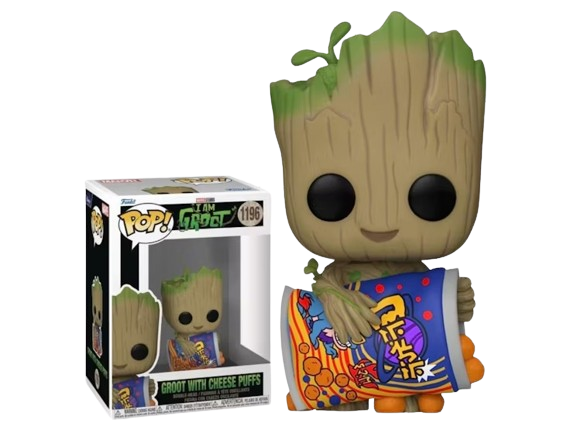 FUNKO - GROOT 1196 W/CHEESE PUFFS (flocked) - MARVEL I AM GROOT