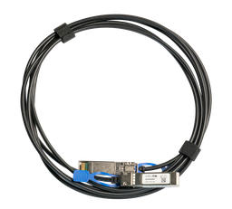 [XS+DA0003] MikroTik - Cable de conexión directa SFP, SFP+ y SFP28 para 1G, 10G y 25G de 3 metro.