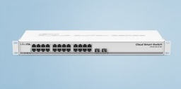 [CSS326-24G-2S+RM] MikroTik - Cloud Smart Switch 326-24G-2S+RM with 24 x Gigabit Ethernet ports, 2x SFP+ cages, 1U rackmount case, PSU