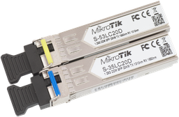 [S-3553LC20D] MikroTik - Kit Transceiver / modulo SFP 1.25Gbps 20Km BiDi