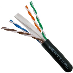 [069-559/CMX-MTS] Vertical Cable - CABLE UTP CAT6 EXTERNO NEGRO HIGH-PERFOMANCE POR METROS
